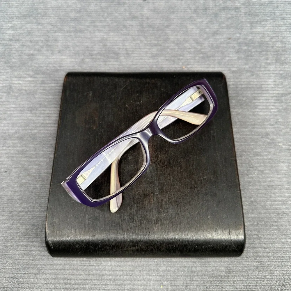 Ralph Lauren RL 6018 5133 Purple Marbled Rectangular Y2K Eyeglass Frames Italy